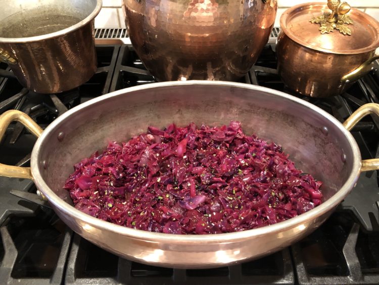 Braised Red Cabbage with Boiled Cider