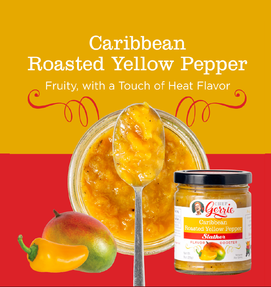 Caribbean Roasted Yellow Pepper Sauce
