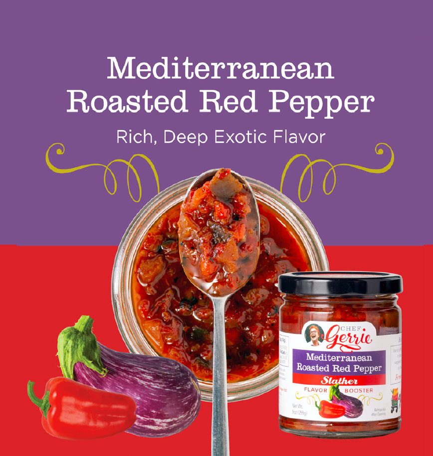 Mediterranean Roasted Red Pepper Sauce - Rich, Deep, & Exotic Flavor